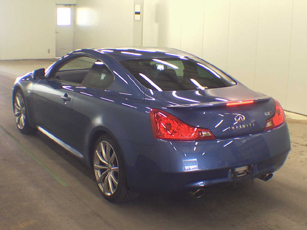 Example Auction Inspection — 2008 Nissan Skyline V36 coupe Type SP Blue Auto 39000 kms 9 May 2013-2