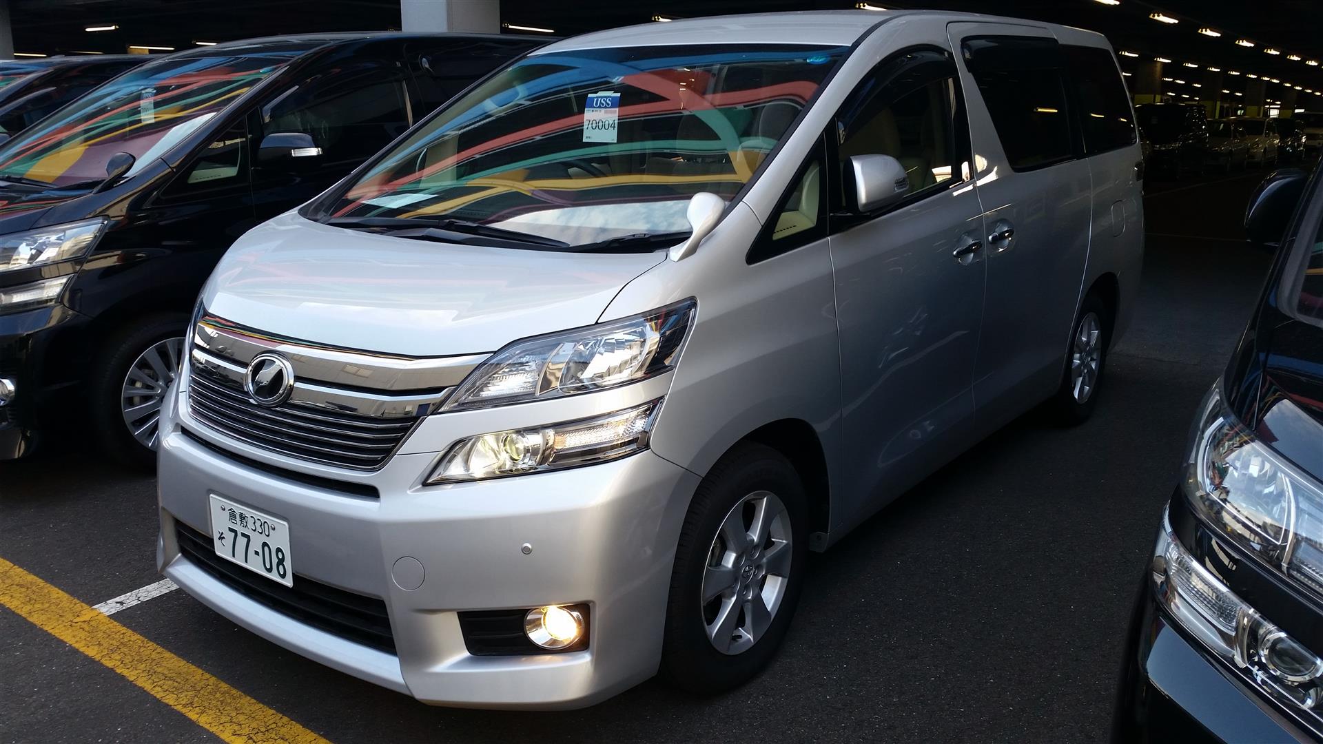 2013 Toyota Vellfire Welcab Sloper 2.4L wheelchair