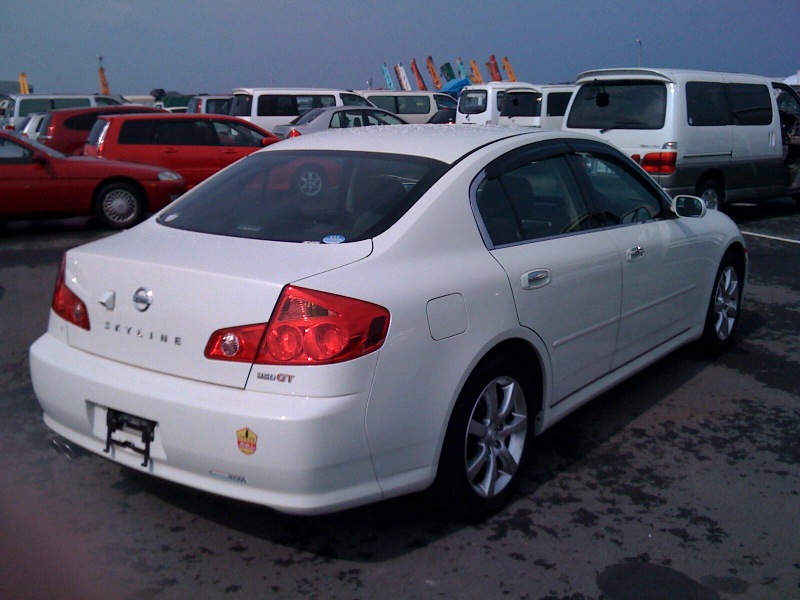 2006 Nissan Skyline V35 350GT Premium sedan rear