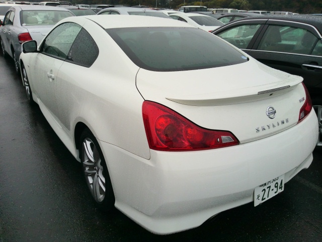 2010 Nissan Skyline V36 coupe rear