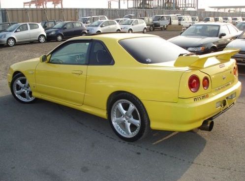 1998 Nissan Skyline R34 GT-T coupe rear
