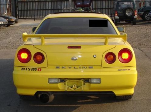 1998 Nissan Skyline R34 GT-T coupe rear NISMO