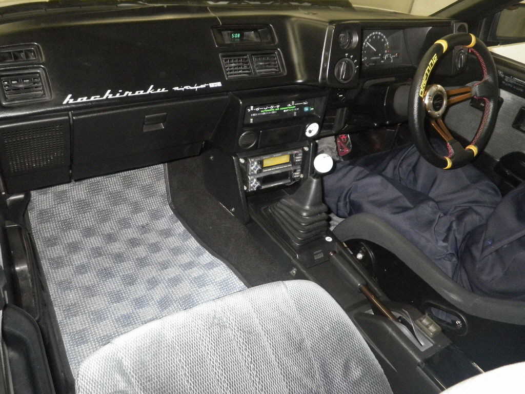 1987 Toyota Sprinter GT APEX interior