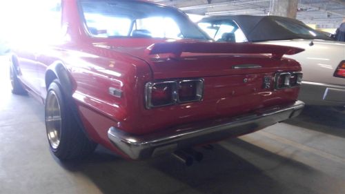 1971 Nissan Skyline KGC10 coupe GT-X left rear closeup