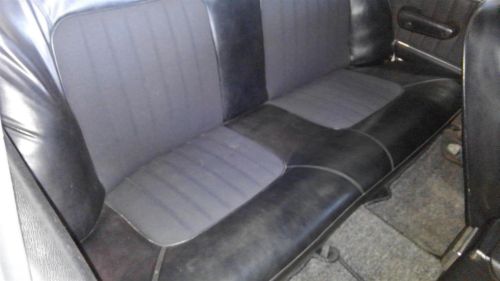 1971 Nissan Skyline KGC10 coupe GT-X rear seat closeup