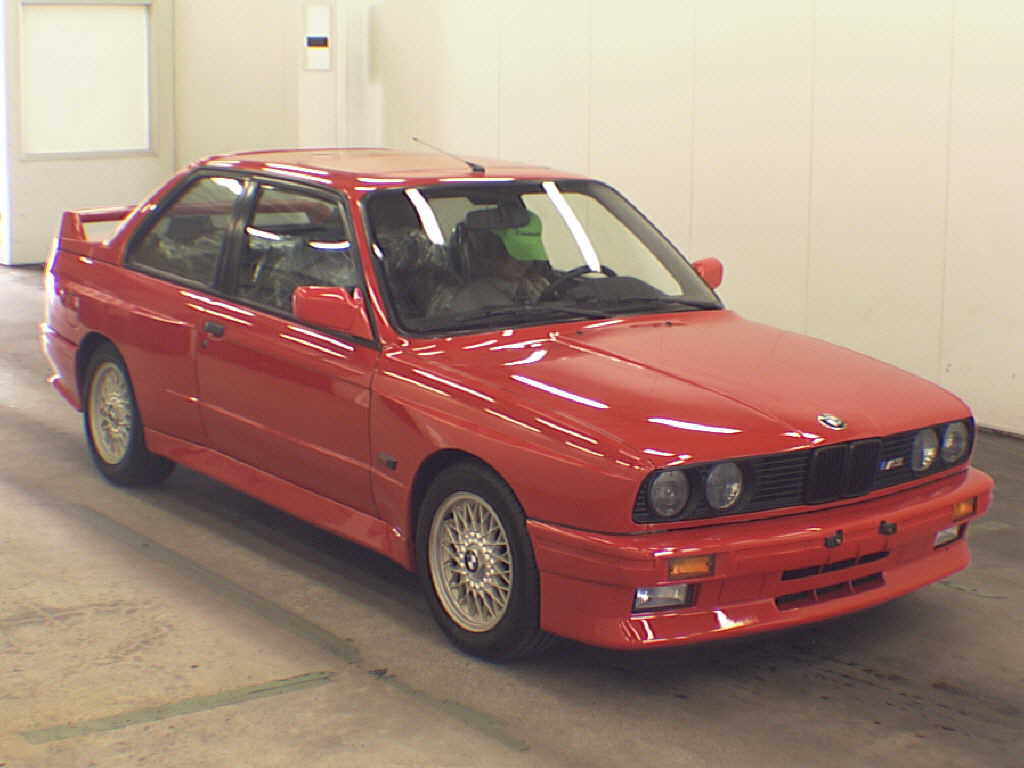 1988 BMW M3 coupe red