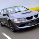 2004 Mitsubishi Lancer EVO 8 grey front