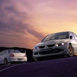 2004 Mitsubishi Lancer EVO 8 sunset