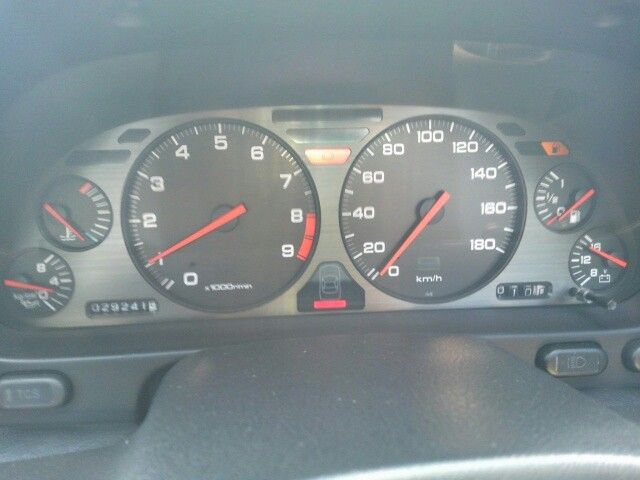 1992 Honda NSX coupe instruments 2