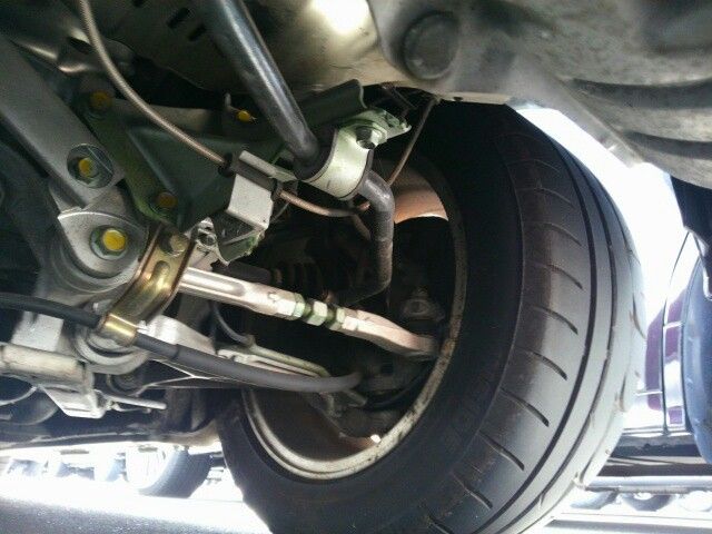 1992 Honda NSX coupe suspension