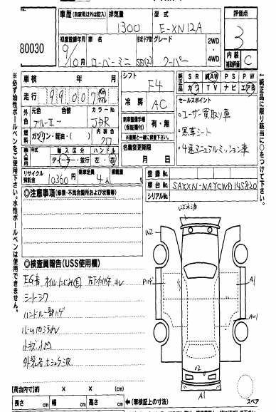 1997-rover-mini-cooper-auction-sheet