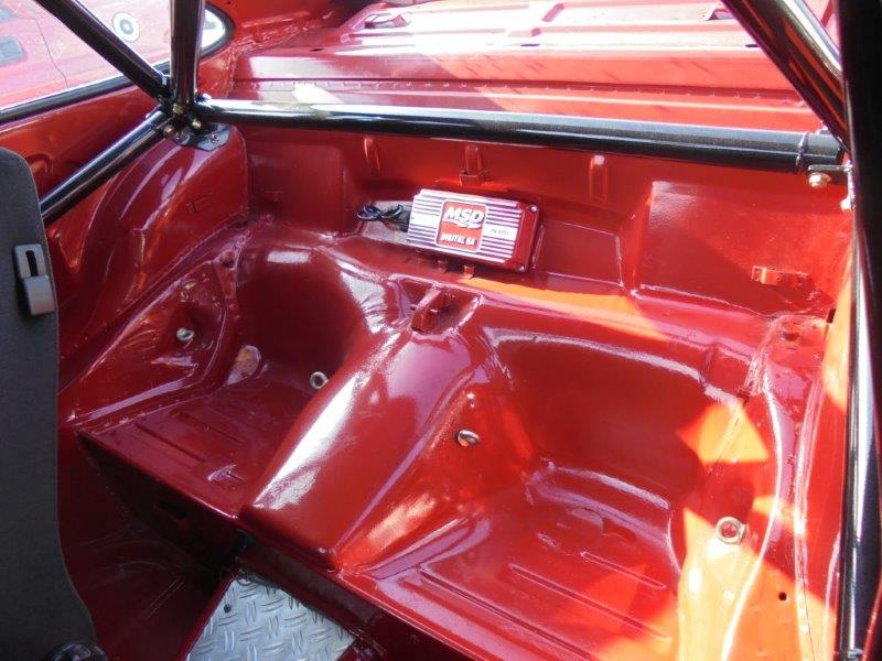 1981 Porsche 911 coupe rear seat