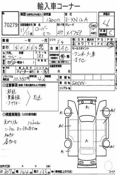 1999 Rover Mini Cooper Auction Report sans chassis code