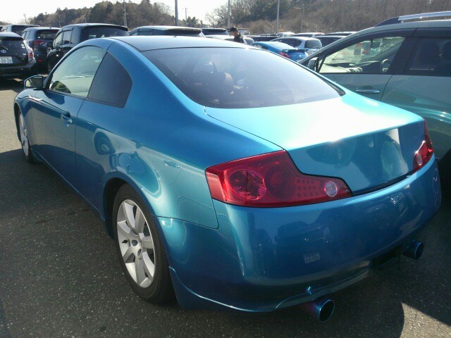 2004 Nissan Skyline V35 350GT Premium coupe left rear