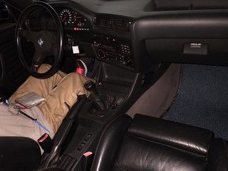 1988 BMW E30 M3 auction interior