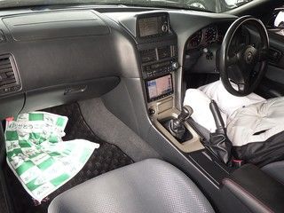 1999 Nissan Skyline R34 GT-R VSpec black auction interior