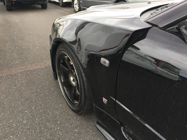 1999 Nissan Skyline R34 GT-R VSpec black left front side