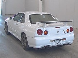 2000 Nissan Skyline R34 GTR VSpec auction rear