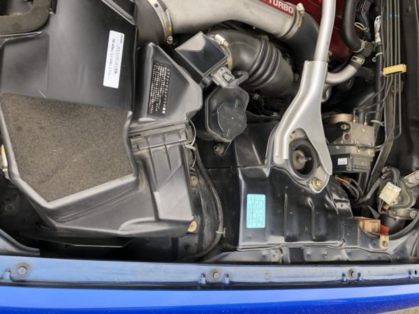 1999 Nissan Skyline R34 GTR VSpec Bayside Blue fender 1