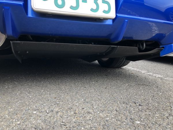 1999 Nissan Skyline R34 GTR VSpec Bayside Blue rear diffuser