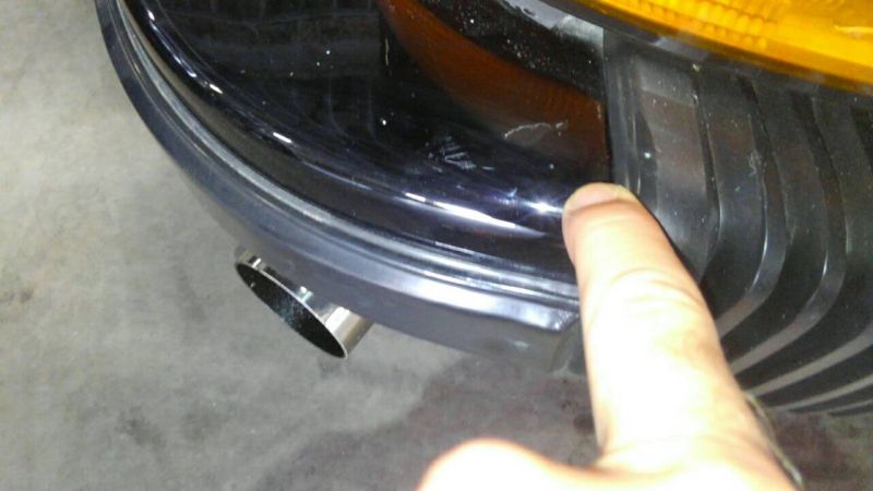 1976 PORSCHE 911 S paint damage