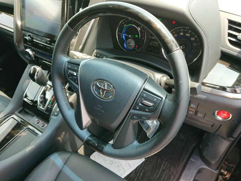 2017 Toyota Alphard Hybrid SR C Package steering wheel
