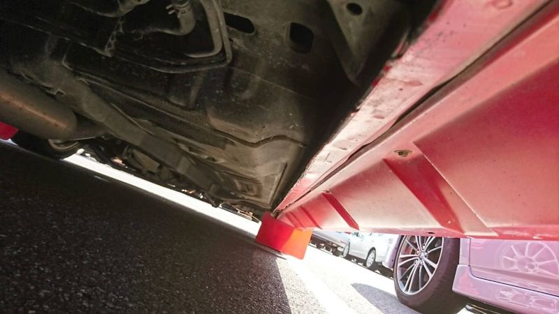 2000 Mitsubishi Lancer EVO 6 TME red underbody 1