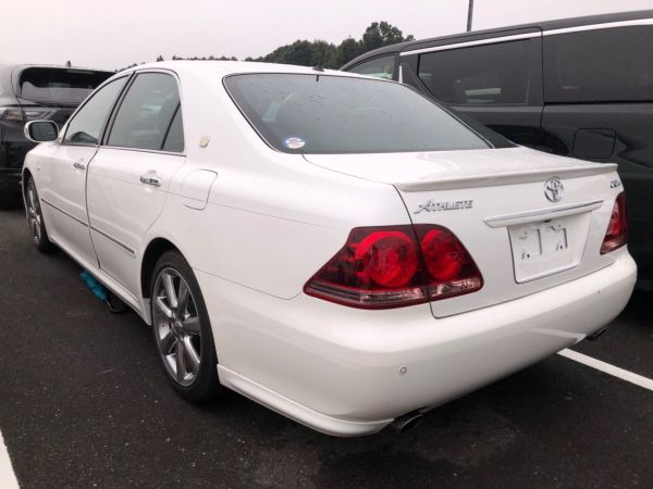 2007 Toyota Crown Athlete Premium Edition sedan left rear